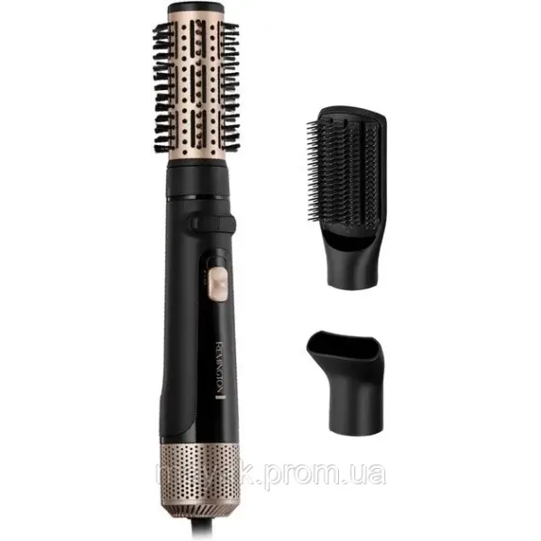 Фен-щітка з обертанням Remington AS7580 Blow Dry & Style Caring, 1000 Вт, 3 насадки, іонізація