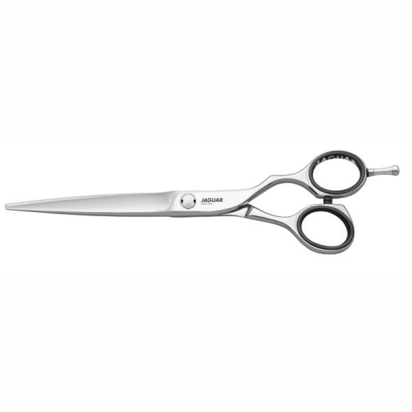 Професійні перукарські ножиці прямі 6.5 дюймів Jaguar Gold Line Diamond E J-21165 Offset 59 HRC Smart-Spin