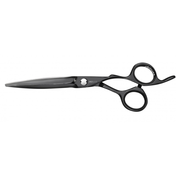 Профессиональные ножницы для стрижки прямые Jaguar Gold Line Heron Titan 6.0 дюймов J-25060-1 черные Smart-Spin слайсинг