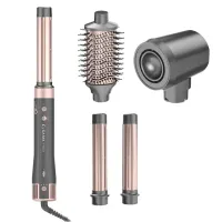 Фен-щетка мультистайлер Ga.Ma UniQ Aura 4in1 GH0113 для укладки волос с насадками Coanda, 1500 Вт