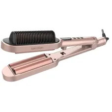 Двойная плойка для волос 2в1 Ga.Ma Waver&Brush Keration GI1901 с термогребнем, волна 14 мм