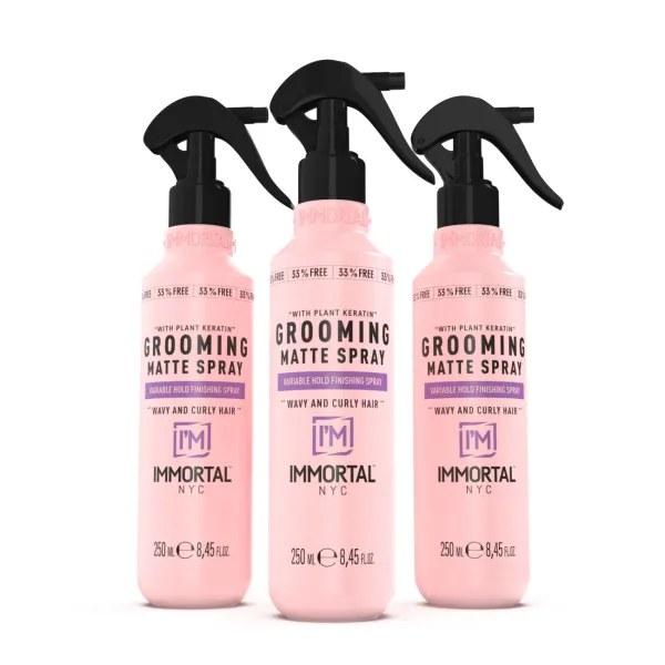 Спрей-лак для фіксації волосся матовий Immortal NYC Grooming Spray NYC-125, 250 мл