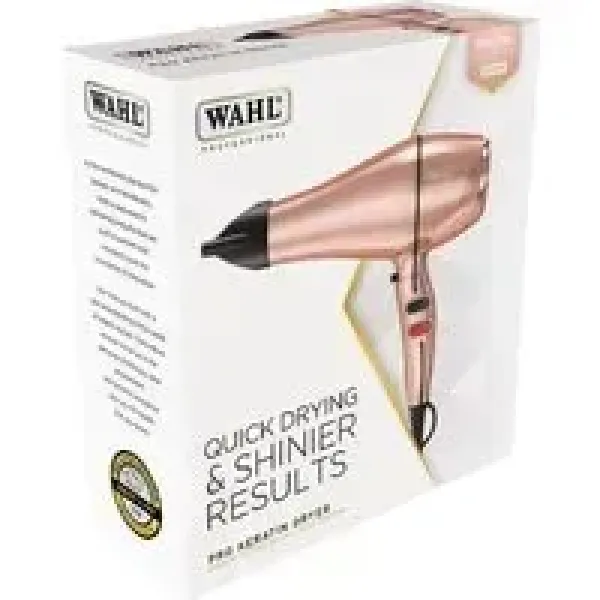 Фен для волосся з іонізацією Wahl Pro Keratin Rose Gold 2200 Вт 4341-0470