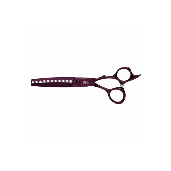 Ножницы парикмахерские филировочные SPL Burgundy 91004-30 5,5 дюймов, 27 зубцов