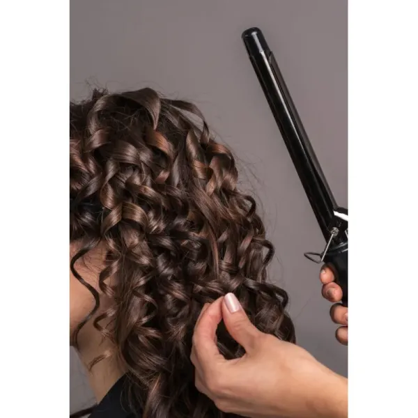 Ga.Ma Salon Curl 19 PC5002 — плойка для завивки волосся, 19 мм, Silk-Chrome Titanium, 140–220 °C, 30 Вт