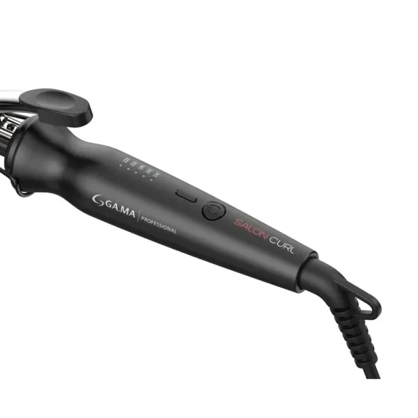 Ga.Ma Salon Curl 19 PC5002 — плойка для завивки волосся, 19 мм, Silk-Chrome Titanium, 140–220 °C, 30 Вт