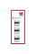 Набор насадок для машинок Moser Magnetic Premium Combs 3 шт. 6 9 и 12 мм 1801-7020