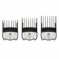 Набір насадок для машинок Moser Magnetic Premium Combs 3 шт. 6 9 і 12 мм 1801-7020