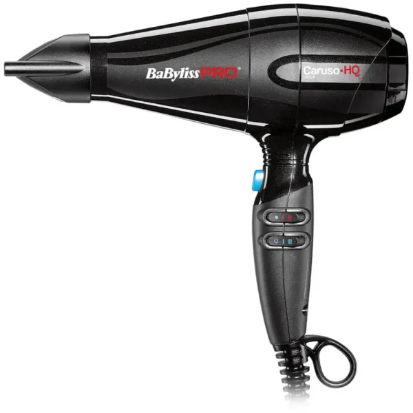 Фен для волосся професійний BaByliss PRO Caruso-HQ BAB6970IE 2400 Вт, AC мотор, з іонізацією, 6 режимів