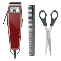 Машинка для стрижки в наборе сетевая Moser 1400 Burgundy 1400-0278