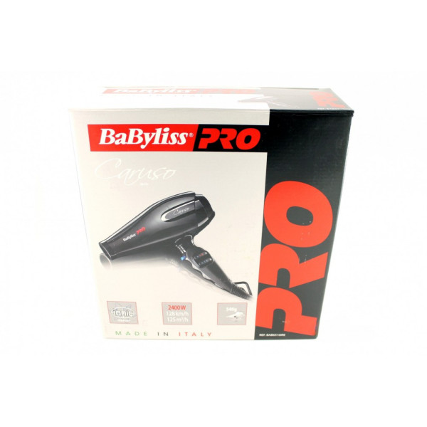 Фен для волос BaByliss PRO Caruso Ionic BAB6510IRE, 2400 Вт, с ионизацией, профессиональный AC мотор, 123 м³/час