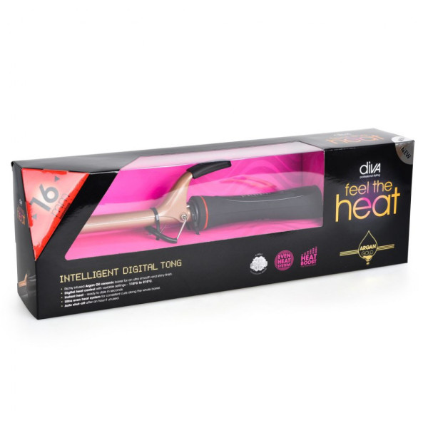 Плойка для волос Diva Argan Digital Tongs 16 мм D462