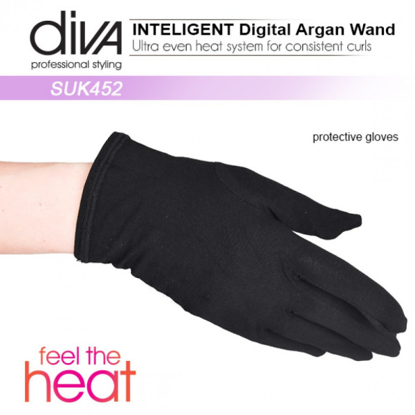 Плойка для волосся конусна Diva Argan Digital Wand 13-25 мм D452