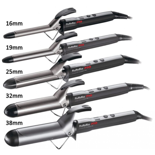 Плойка для волос BaByliss PRO Titanium Tourmaline Computer 19 мм с цифровым дисплеем BAB2272TTE