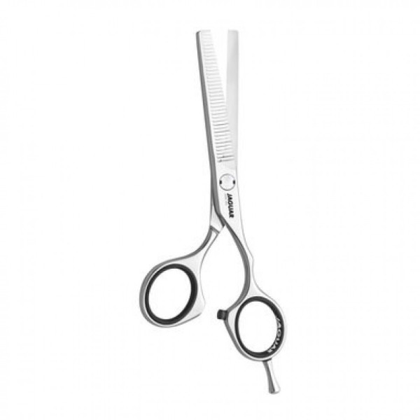 Ножницы парикмахерские филировочные 5.25” Jaguar Silver Line CM36 J-96525, 36 зубцов, Offset, Smart-Spin