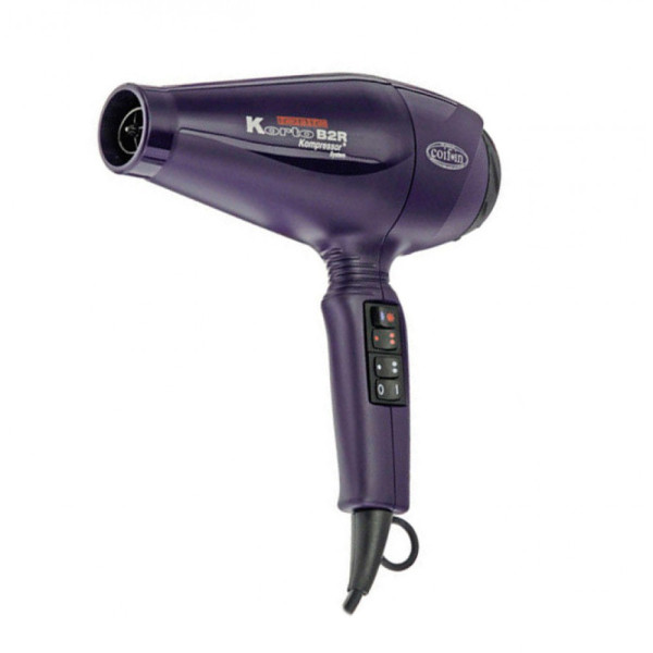 Фен для волос Coifin Korto KA2R-Ion 2400 Вт с ионизацией, 162 км/ч, 88 м³/ч, синий, Италия