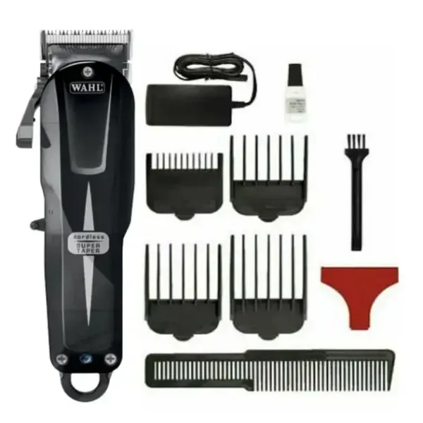 Набор для стрижки в кейсе Wahl Cordless Combo Super Taper Cordless Black + Beret Stealth 08592-017