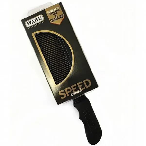Расческа Wahl Speed Flat Top Comb Black 03329-017 для стрижки волос машинкой, черная, профессиональная