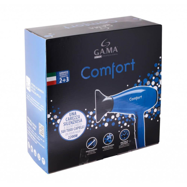 Фен для волос с ионизацией Ga.Ma Comfort AC 2000W Цвет синий GH0502