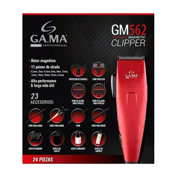 Машинка для стрижки и окантовки сетевая Ga.Ma GM562 GM1503