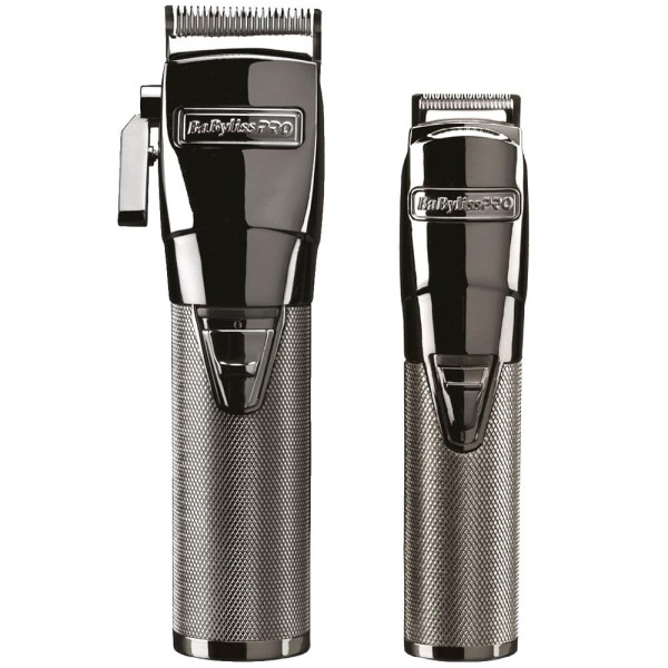 Набор для стрижки BaByliss PRO GunSteelFX Clipper & Trimmer Set Black FX8705E