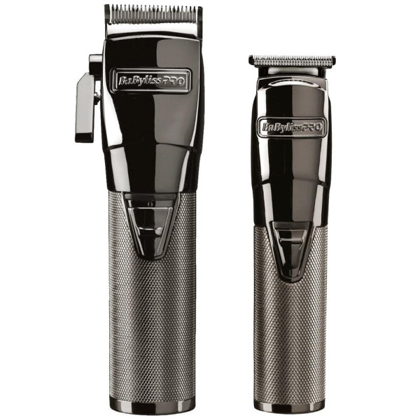 Набор для стрижки BaByliss PRO GunSteelFX Clipper & Trimmer Set Black FX8705E