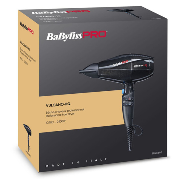 Фен для волос с ионизацией BaByliss PRO Vulcano-HQ Ionic 2400W BAB6980IE