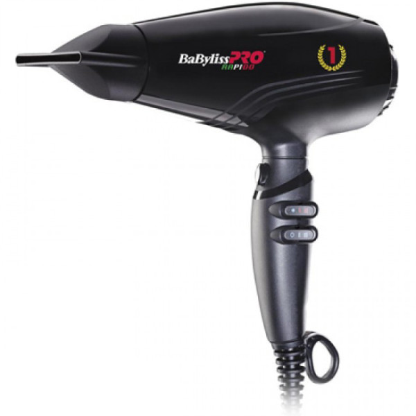 Фен для волос с ионизацией и диффузором BaByliss PRO Rapido 2200W BAB7000IE