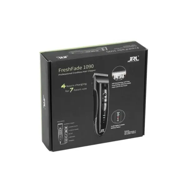 Машинка для стрижки волос аккумуляторно-сетевая JRL FreshFade JRL-1090, роторный мотор, 7000 об/мин, 1–1.9 мм