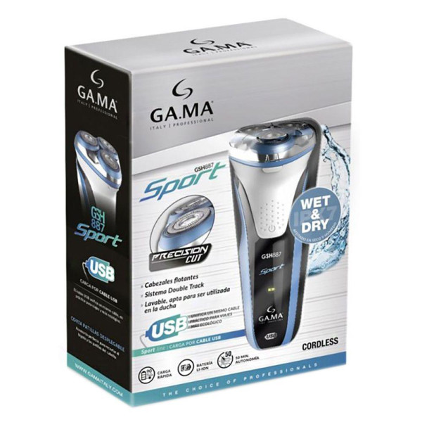 Электробритва с плавающими головками шейвер Ga.Ma GSH887 Sport Wet Dry  GM0607