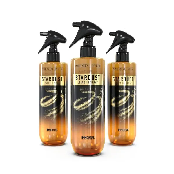 Спрей неcмываемый для волос и бороды Immortal Infuse Stardust Leave In Spray 500 ml INF-124