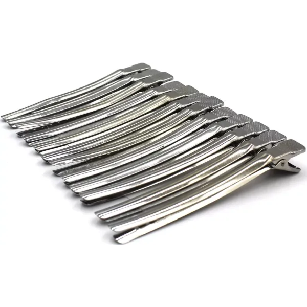 Зажимы для волос аллюминиевые 12 шт. SPL 964090