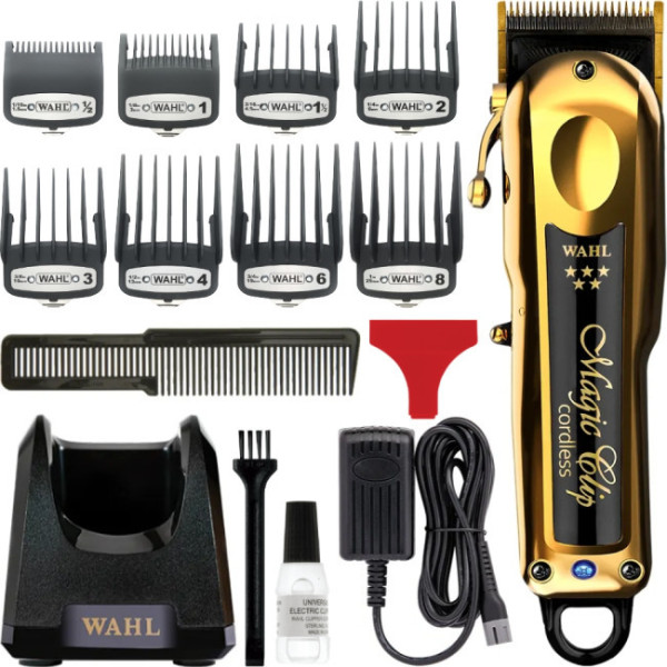 Машинка для стрижки і окантовки Wahl Magic Clip Gold Cordless 5V 08148-716