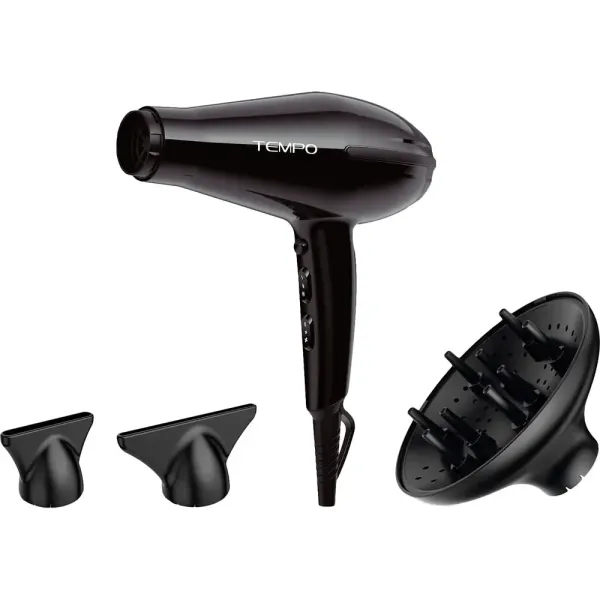 Фен для волос с диффузором Ga.Ma Tempo Ceramic 2200 Вт GH3370, 3 температурных режима, 2 скорости