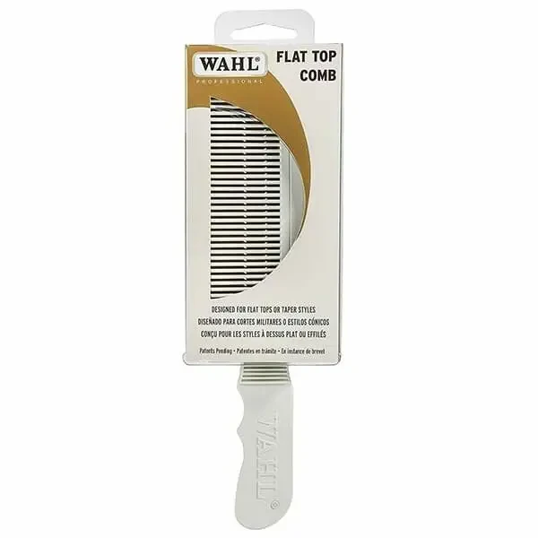 Гребінець Wahl Speed Flat Top Comb 03329-117 для стрижки волосся машинкою, білий, професійний