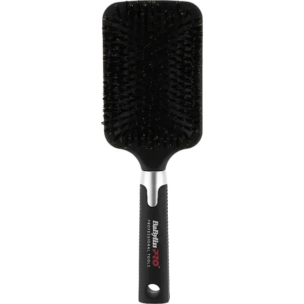 Щетка масажная для волос профессиональная Babyliss PRO Paddle Boar Brush BABBB1E , натуральная щетина 