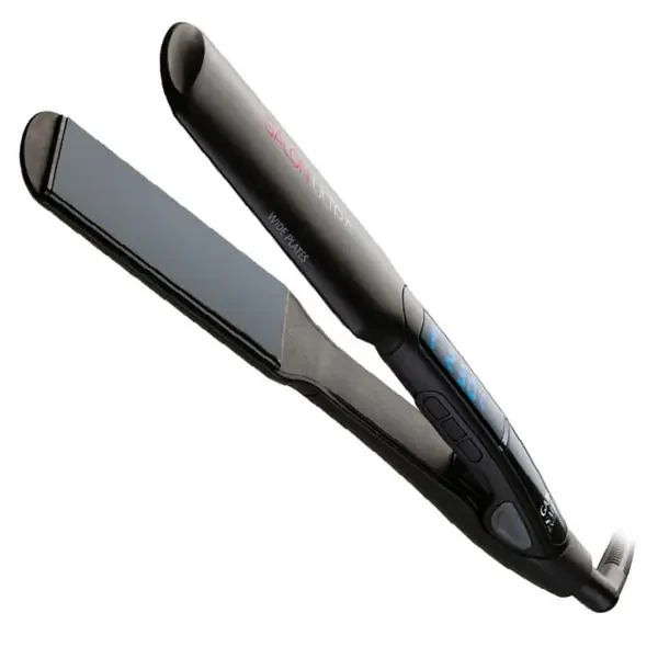 Випрямляч для волосся Ga.Ma Salon Ultra IHT SI3030 – широкі пластини 40×100 мм, 5 режимів, Silk-Chrome, автовимкнення