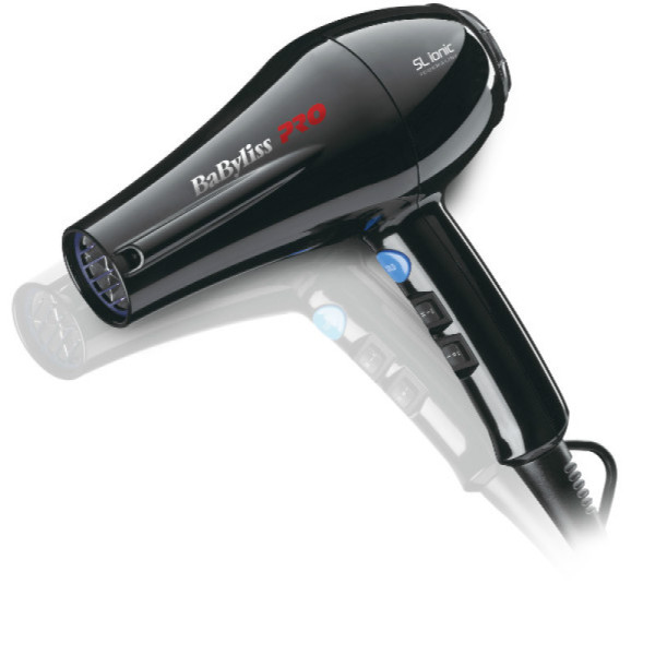 Фен для волосся з іонізацією BaByliss PRO SL Ionic Brilliant Black 1800W BAB5586GE
