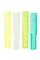 Набор расчесок для стрижки волос 12 шт WAHL Multi Colored Comb 03206-200