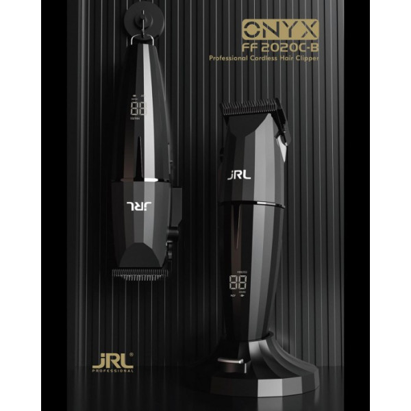 Профессиональная машинка для стрижки волос аккумуляторно-сетевая JRL Onyx JRL-2020C-B, две скорости, 0.5–3.5 мм