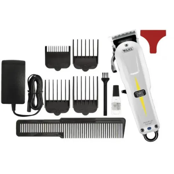 Машинка для стрижки і окантовки акумуляторно-мережева Wahl Super Taper Cordless 08591-2316, роторний DC мотор, 5500 об/хв.
