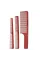 Набор парикмахерских расчесок для стрижки волос 3 шт. в футляре BaByliss Pro Set of 3 Barber Combs M4343E