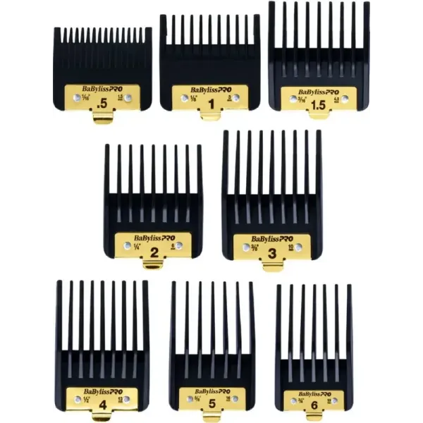 Набор насадок для машинок BaByliss PRO 4Artists Premium Clipper Guards 8 шт. FXPCGE