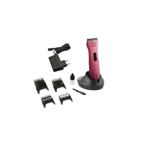 Машинка для стрижки животных аккумуляторно-сетевая Wahl Super Groom Pink 1872-0463