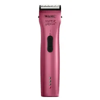 Машинка для стрижки животных аккумуляторно-сетевая Wahl Super Groom Pink 1872-0463