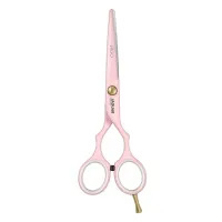 Ножиці перукарські прямі 5.5 дюймів Jaguar Pre Style Ergo Pink J-82255-1, мікронасічка