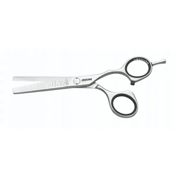 Ножницы парикмахерские филировочные 5.25” Jaguar Silver Line CM36 J-96525, 36 зубцов, Offset, Smart-Spin