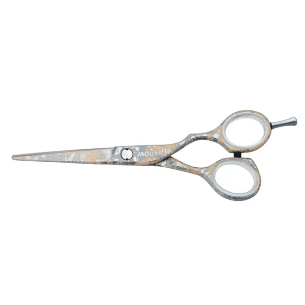 Ножницы парикмахерские прямые 5.5 Jaguar Silver Line CJ4 Plus "Natural Vibes" J-9255-10