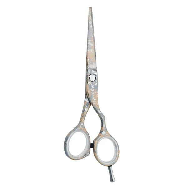 Ножницы парикмахерские прямые 5.5 Jaguar Silver Line CJ4 Plus "Natural Vibes" J-9255-10