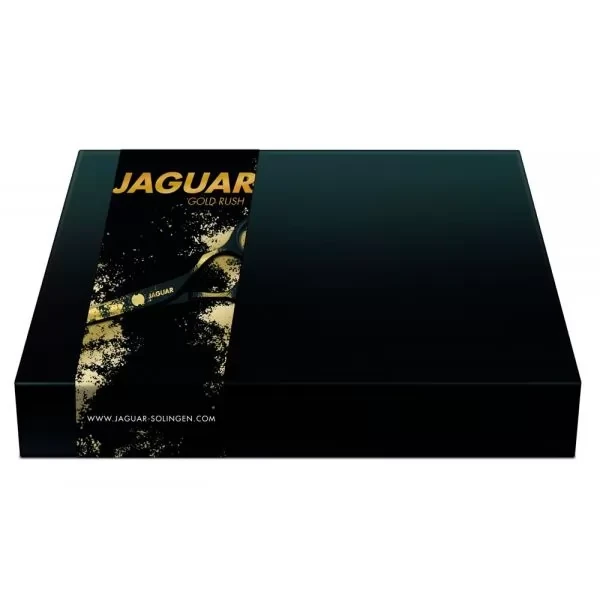 Ножиці перукарські прямі 5.5 Jaguar Silver Line CJ4 Plus "Gold Rush" J-9255-9